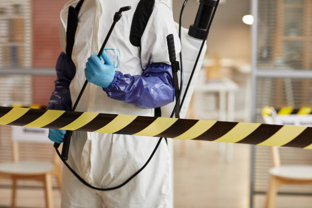 Professional Biohazard Cleanup technician working in Vernalis, CA